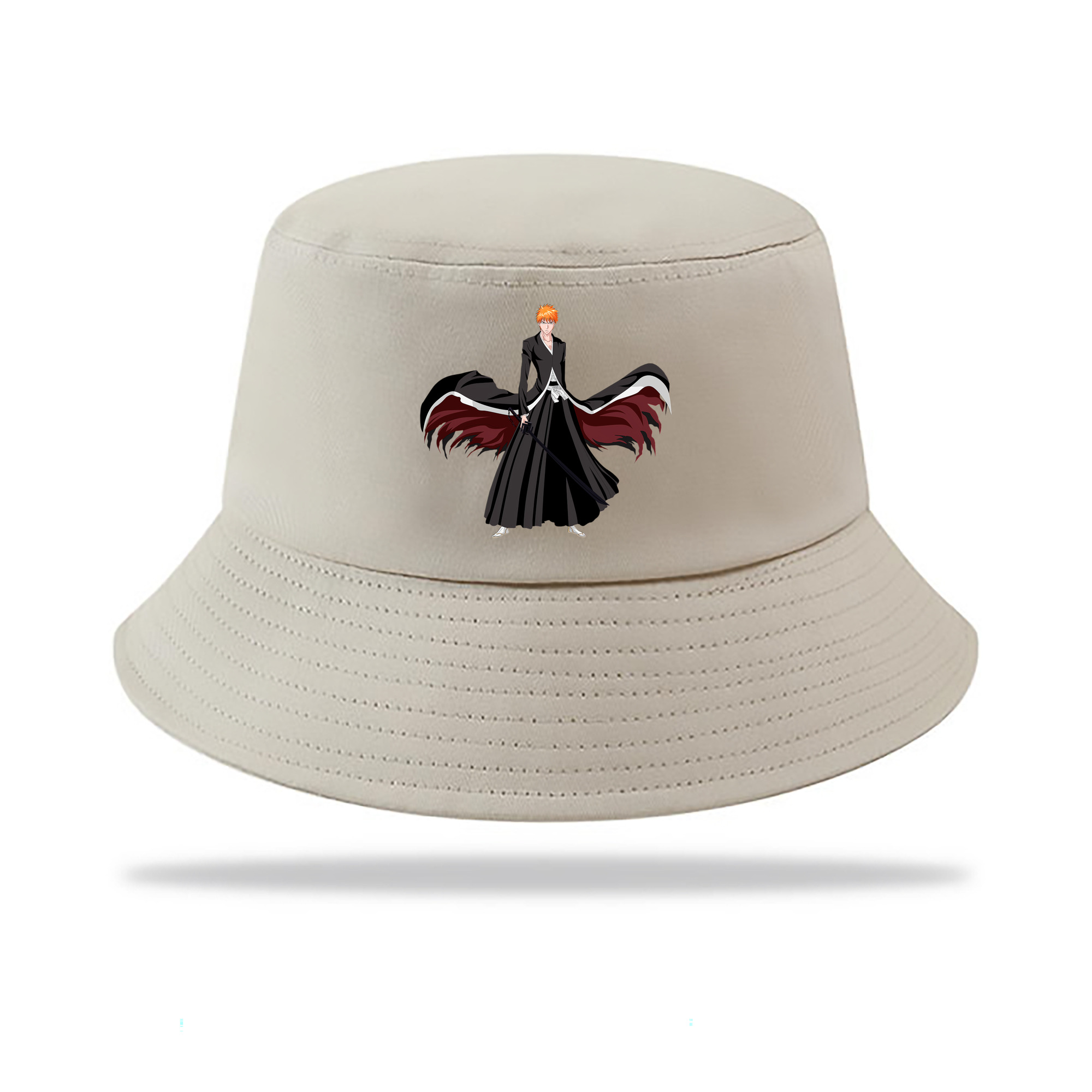 （画像用） ブリーチ 黒崎一護（くろさき いちご）BLEACH Kurosaki Ichigo アウトドア日除けバケットハット